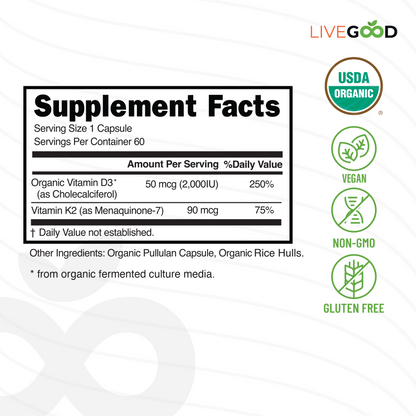 Organic D3-K2 2000