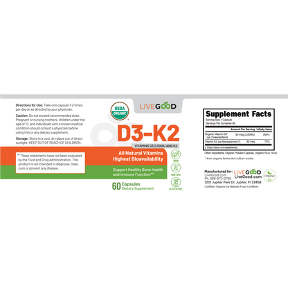 Organic D3-K2 2000
