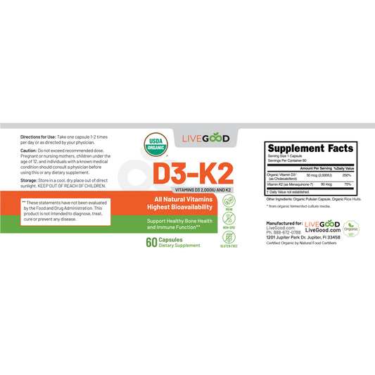 Organic D3-K2 2000